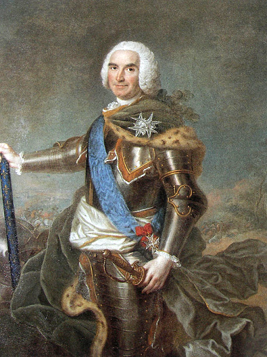 Le marchal Louis Georges rasme de Contades - cole franaise du XVIIIe sicle -Chteau de Montgeoffroy